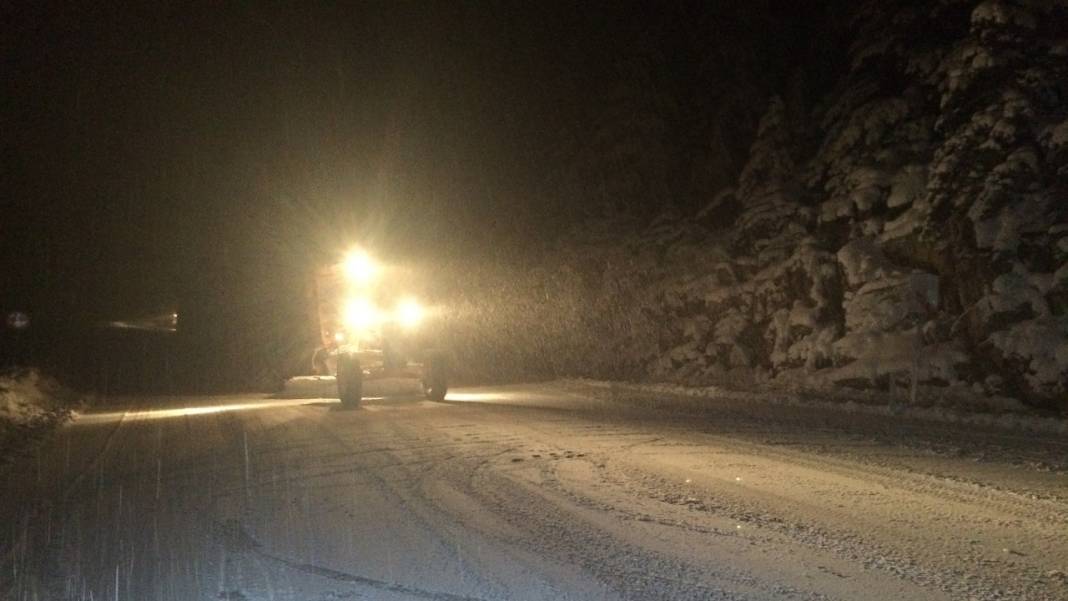 Konya-Antalya yolunda son durum 10